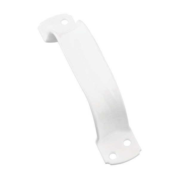 National Hardware DOOR PULL 6-3/4""WH COATD N162-594